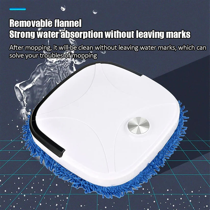 Smart Floor Cleaning Robot – USB Rechargeable with Dry & Wet Mop