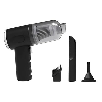 Mini Car Vacuum Cleaner 3-in-1 Wireless Rechargeable Handheld Vacuum & Air Blower | Portable High-Power Suction Cleaner for Car, Home & Office