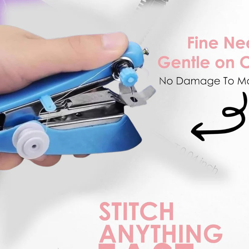 Mini Handheld Sewing Machine – Portable Cordless Stitching Machine
