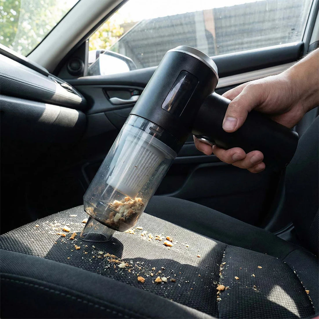 Mini Car Vacuum Cleaner 3-in-1 Wireless Rechargeable Handheld Vacuum & Air Blower | Portable High-Power Suction Cleaner for Car, Home & Office