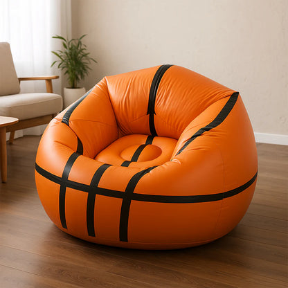 Foldable Cartoon Style Sofa Chair Ball Chair for Adults Kids Size 110×85 cm