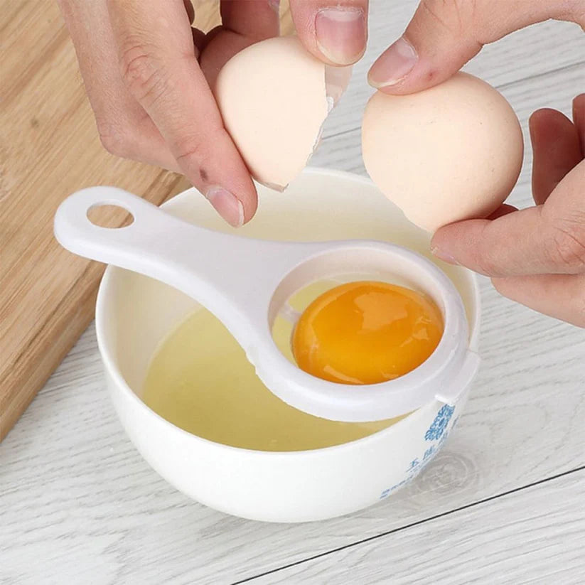 Egg Yolk Separator, Egg White Yolk Filter Separator, Egg Strainer Spoon Filter Egg