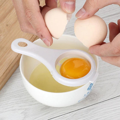 Egg Yolk Separator, Egg White Yolk Filter Separator, Egg Strainer Spoon Filter Egg