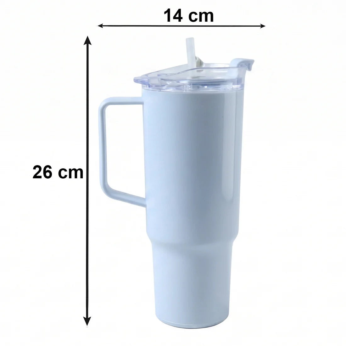 1800ml Travel Sipline Tumbler with Handle, Lid & Straw