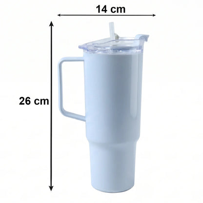 1800ml Travel Sipline Tumbler with Handle, Lid & Straw