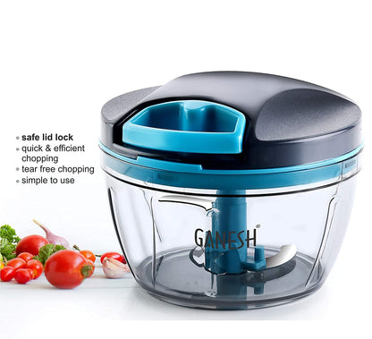 Manual Pull String Vegetable Chopper – Multipurpose Food Chopper & Mixer Cutter